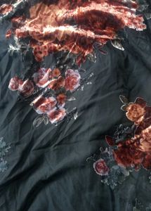 Floral Velvet Mini Dress