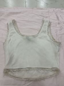 Lace Trim Tank Top