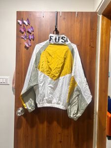 Vintage Colorblock Windbreaker Jacket