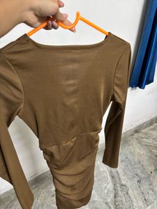 V Neck Bodycon Dress