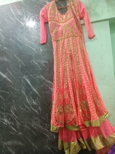 Heavy Bajirao Masthani Gown With Pand And Dupatta