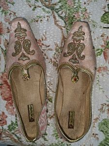 Embroided Wedding Sherwani Jacket &amp; Matching Jutti