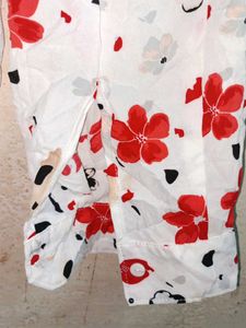 Oversized Summer Floral Top Multicolour