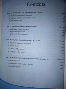 Class X, Social Science Reference Book