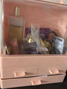 Pink Cosmetic Organizer