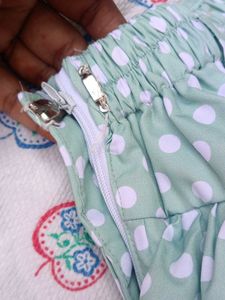 Cute Polka Dot Ruffle Skirt