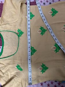 Green Embroidery Suit