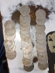 Old Indian Coin 2 &amp;1 Ruppe