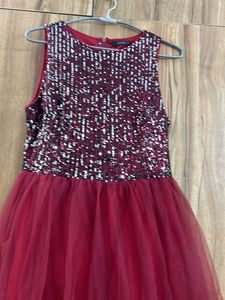 Red Sequin Dress