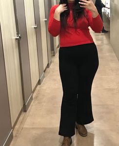 Black Bootcut Pants