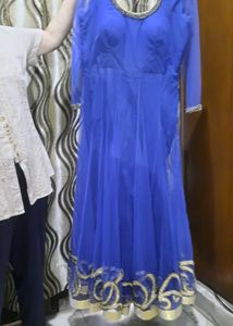 Royal Blue Anarkali Dress