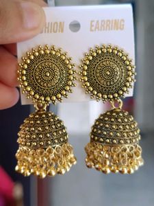 Beautiful colourful jhumka earings 4 pieces