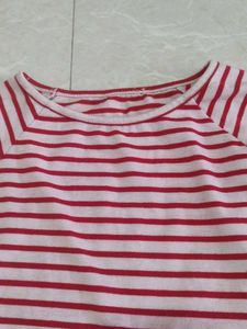 Striped Red &amp; White T-Shirt