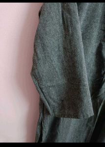Gray Cotton Kurta