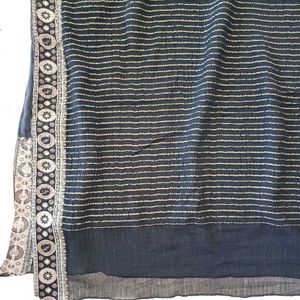 Light Weight Chiffon Saree With Zari Border