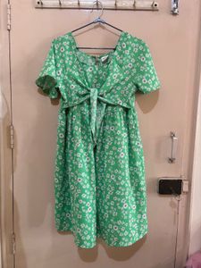 Green Floral Dress