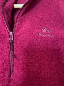 Maroon Fleece Decathlon Jacket (M)
