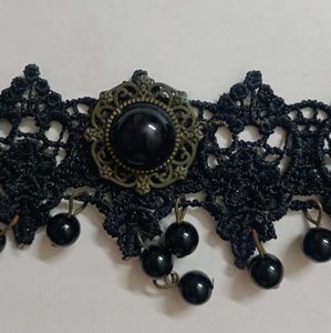 Vintage Black Lace Choker