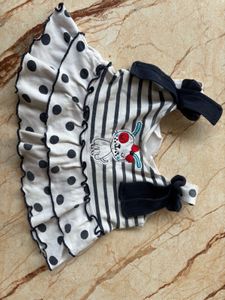 Cute Polka Dot & Stripe Dress