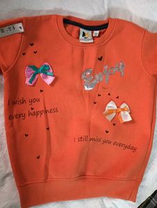 Cute Orange Sweatshirt
