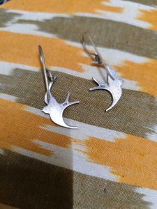 92.5 Pure Silver Birdie Earrings