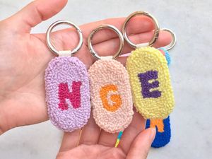 Initial Keychains