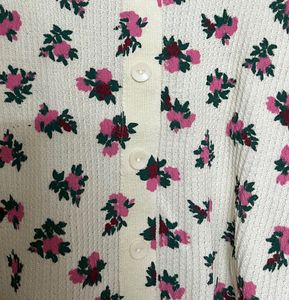 Floral Korean Top