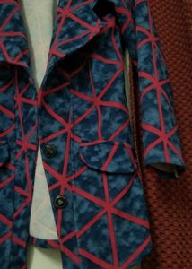 Patterned Women&#39;s Blazer.