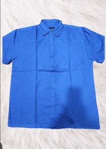 Men's Blue Casual Shirt
