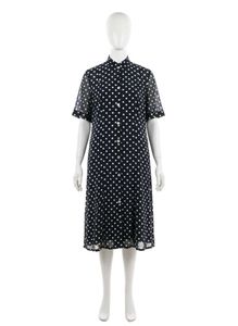 Chic Polka Dot Shirt Dress