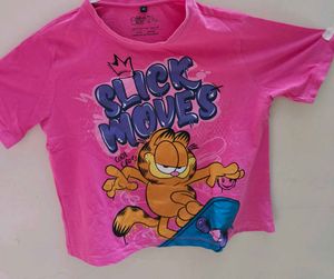the souled store pink graphic tee