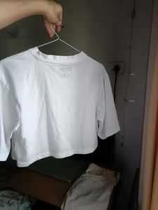 White Crop Top