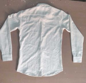 Full Sleeve Shirt White Colour (Size M)