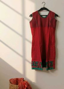 Red Sleeveless Dress