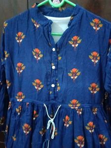 Floral Print Kurta