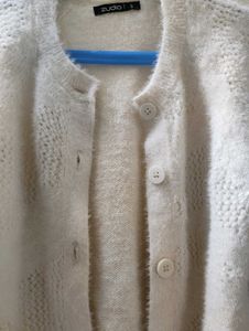 Fluffy Knit Cardigan