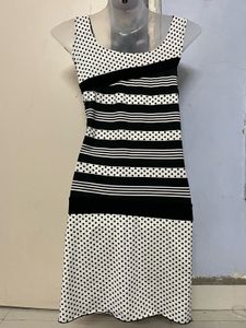 globus branded Striped &amp; Polka Dot Dress