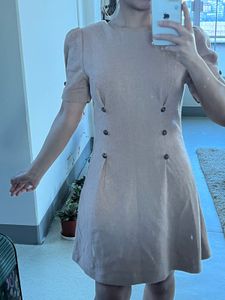 Korean Beige Dress