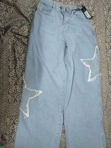 baggy denim jeans