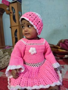 Cute Handmade Crocheted Dress