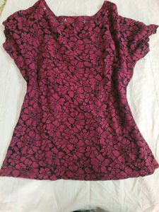 Lace cut Womens blouse