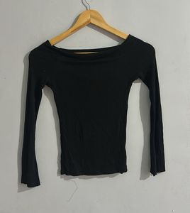 Black Long Sleeve Top