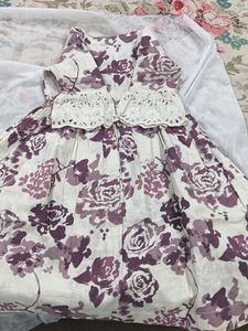 Beautiful Floral Print Frock