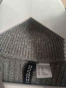 Silver Cardigan With Zip