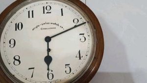 Vintage Anglo-Swiss Challenge Clock
