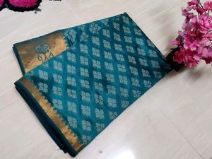 Green Cotton Saree #withoutblouse