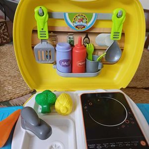 Toyshine Play Kitchen Set in a Suitcase