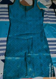 Women Kalamkari Cotton Blend Straight Kurta, Size- S