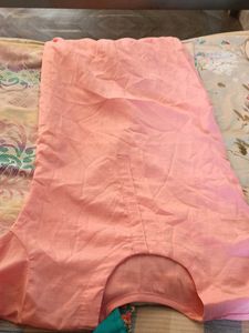 Checked White Ethnic Skirt