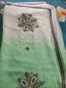 Stone Work Saree